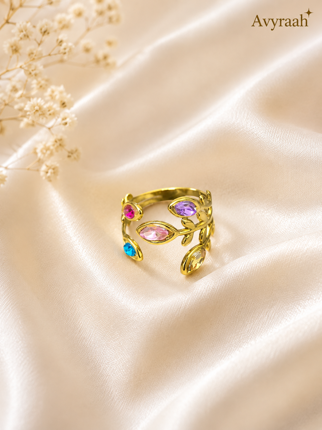 Amethyst Garden Ring
