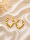 Aurora Bead Hoops