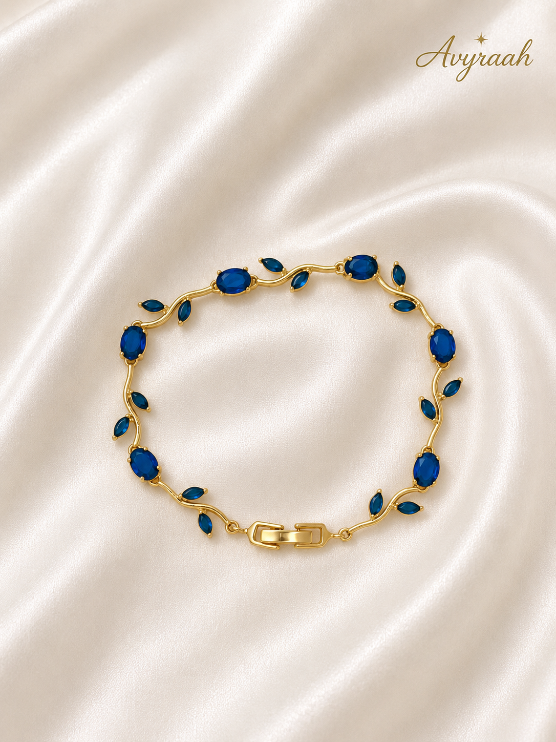 Azure Whisper Tulip Bracelet