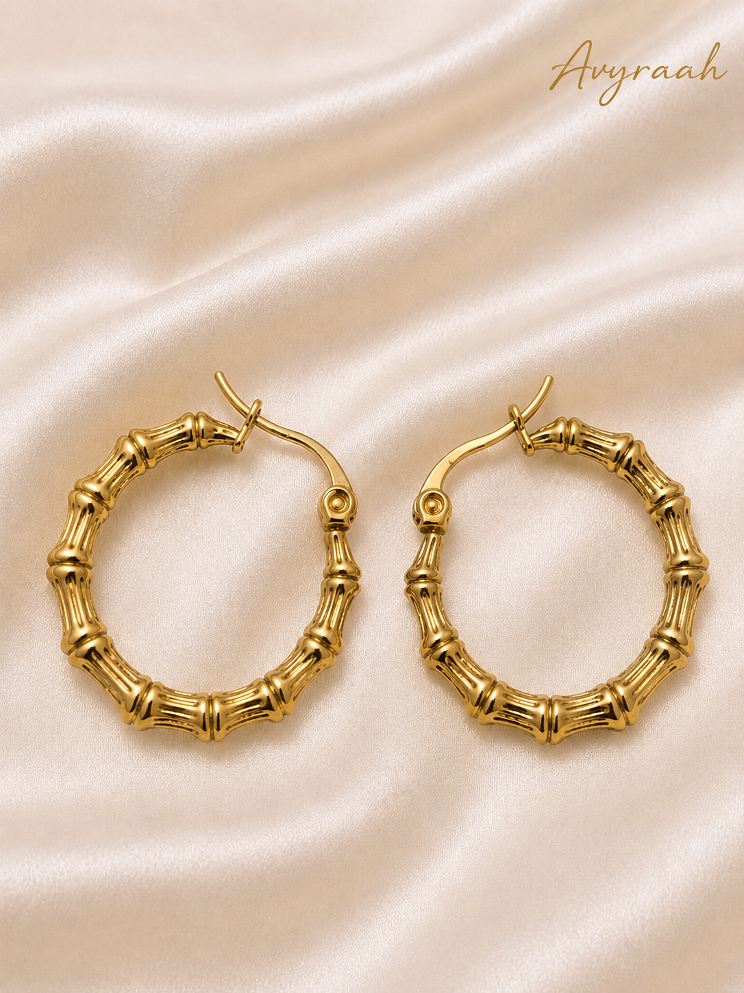 Bamboo Luxe Hoops