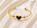 Black Heart Bracelet