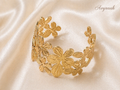 Floral Bloom Statement Cuff