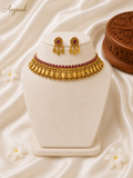 Regal Elakkathali Choker with Earrings