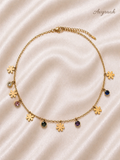 Daisy Gem Charm Necklace