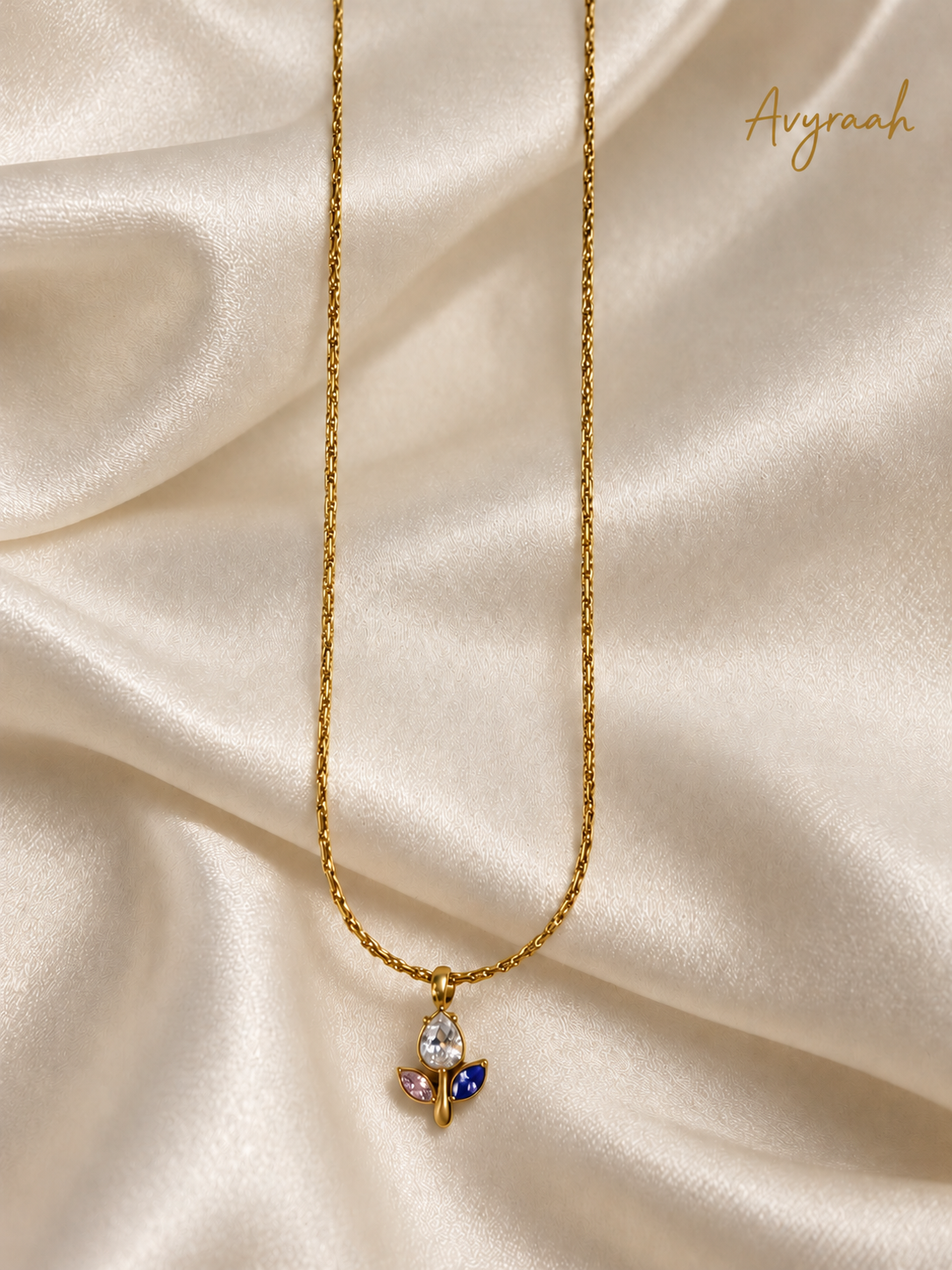 Aurora Dew Tulip Necklace