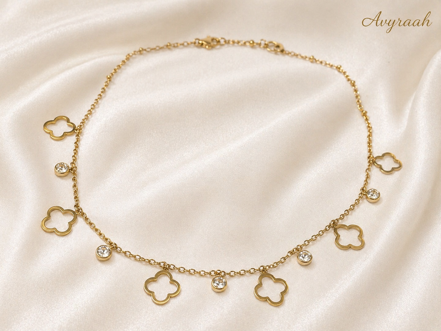 Clover Drop Necklace