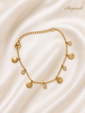 Daisy Drop Charm Bracelet