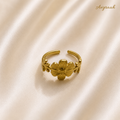 Golden Blossom Ring