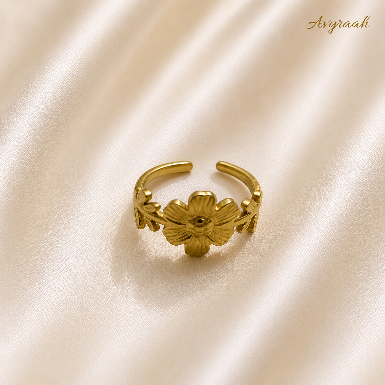 Golden Blossom Ring