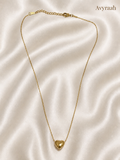 Golden Promise Heart Necklace