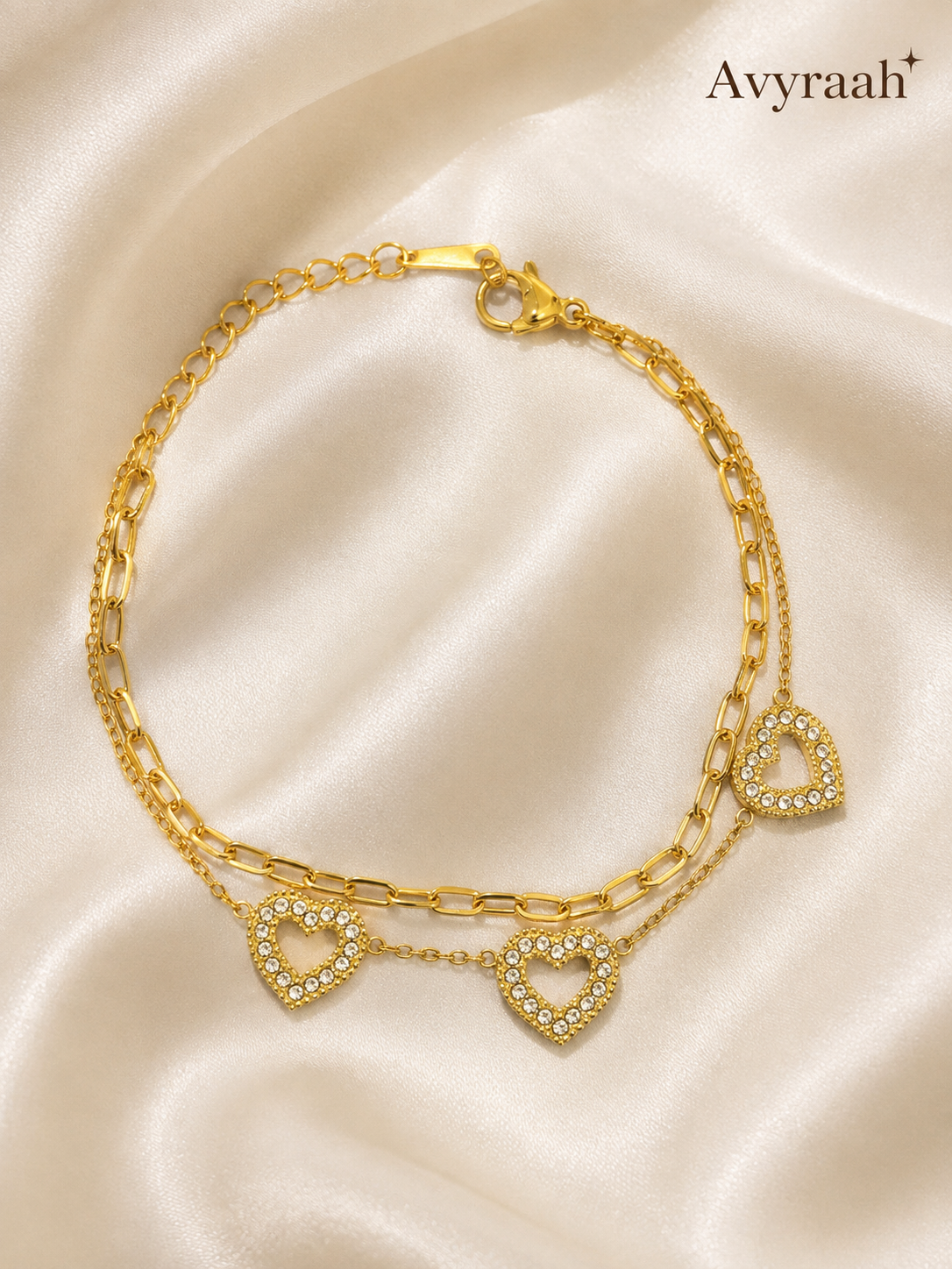 Heart Link Bracelet