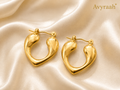 Luxe Heart Hoops