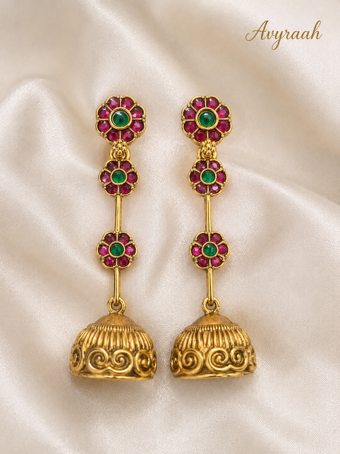 Kemp Blossom Jhumka