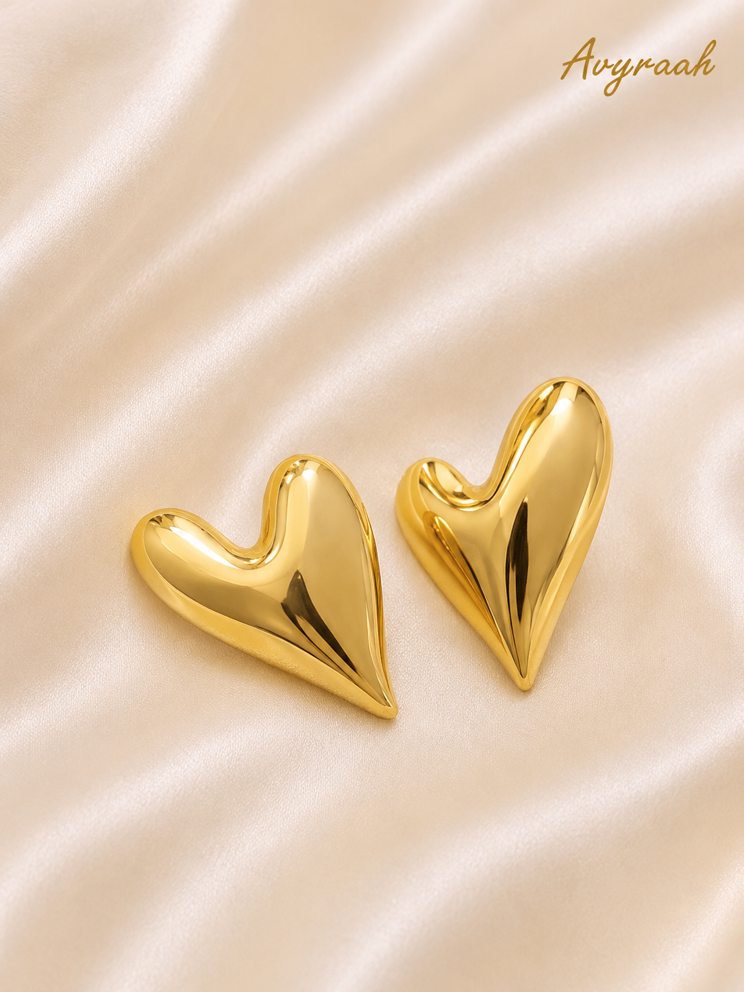 Molten Heart Studs
