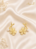 Pearl Blossom Studs