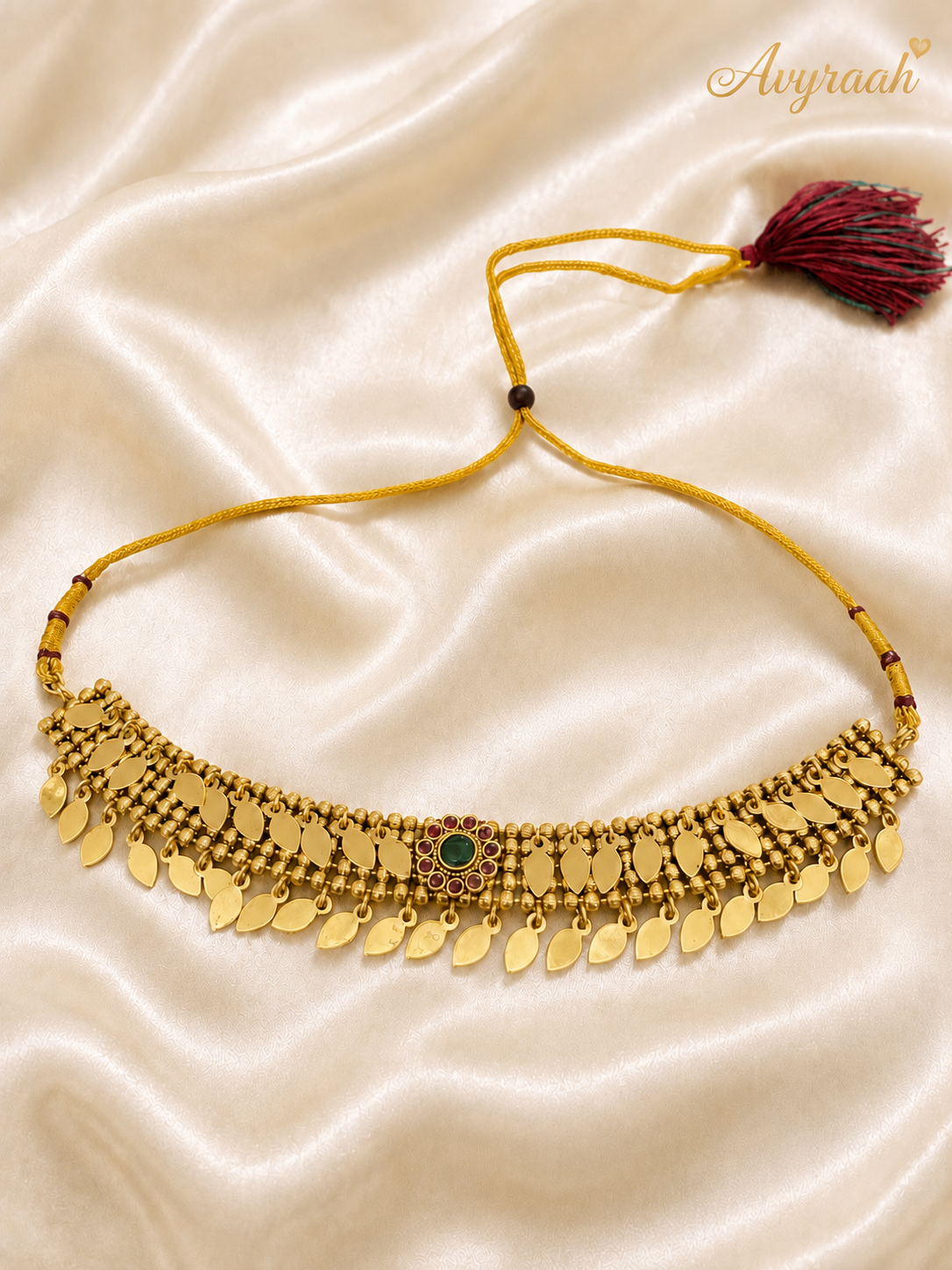 Premium Matte Elakkathali Choker Without Earrings