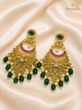 Ruby Emerald Noor Earrings