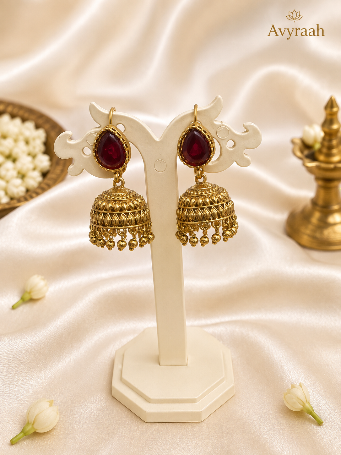 Ruby Heritage Jhumka