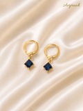 Sapphire Prism Drop Earrings