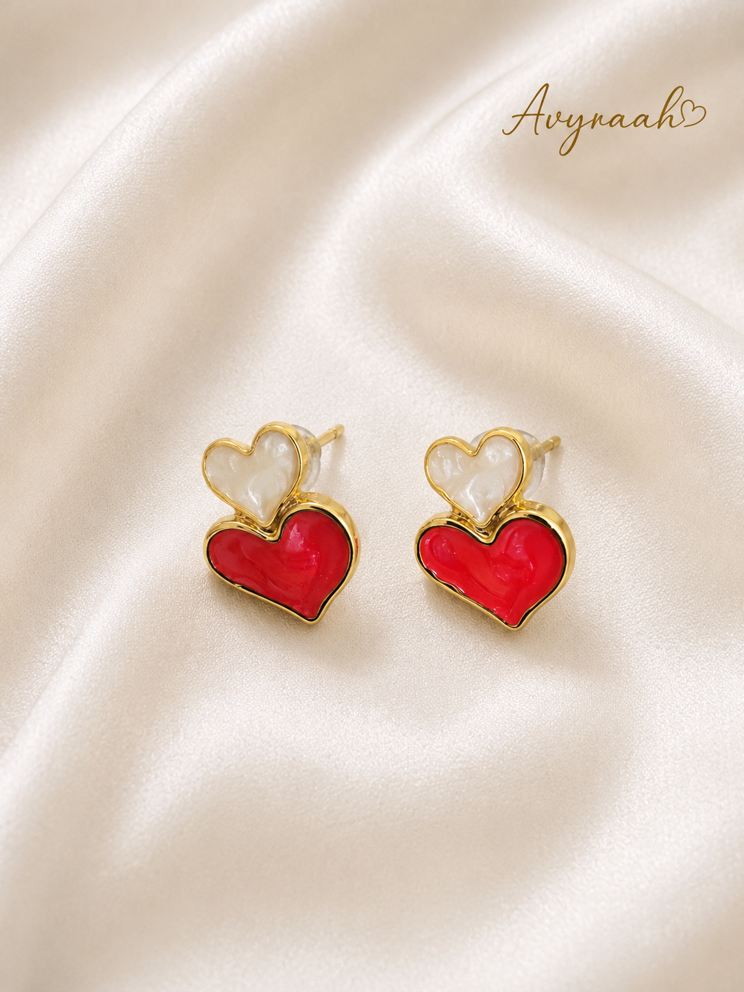 SweetHeart Duo Studs