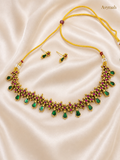 Temple Grace Palakka Necklace Set