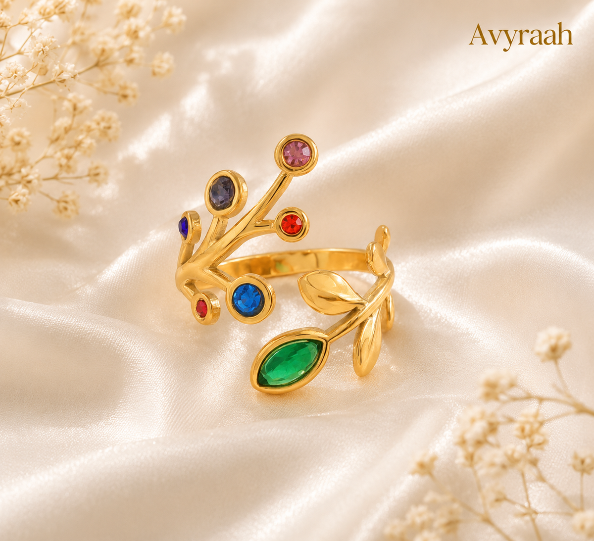 Wildflower Vine Ring
